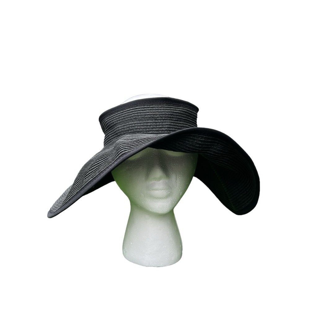 CROFT& BARROW Roll Up Wide Brim Visor